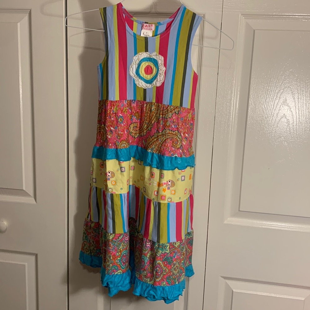 Boutique girls dress zaza couture sz 7